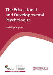 The Educational and Developmental Psychologist